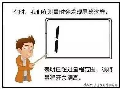 万用表使用口诀及挡位介绍,万用表使用口诀