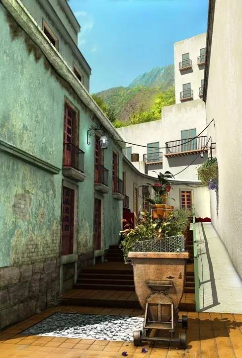 一组非常有意境的动画场景