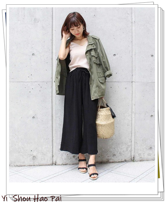 日系原单亚麻阔腿裤,亚麻阔腿裤穿搭夏季女正式场合