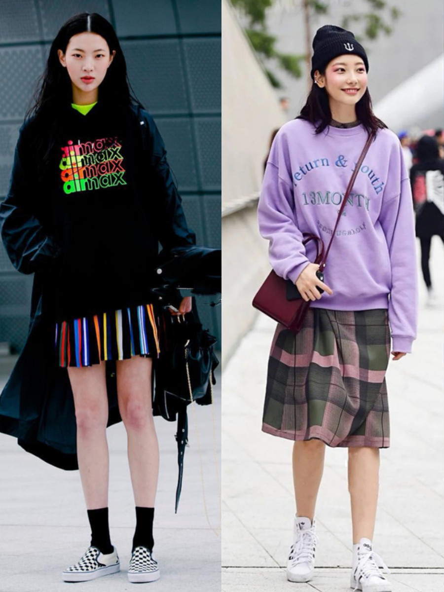 韩国裙子淑女风穿搭,韩国裙子穿搭技巧