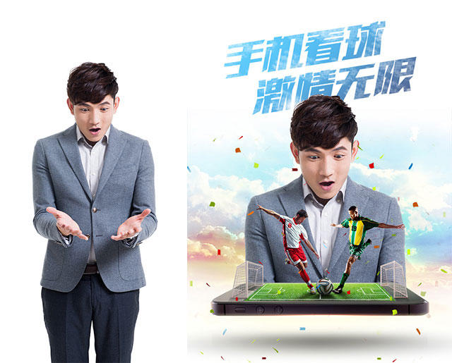 ps足球赛海报操作步骤,ps合成海报广告简单