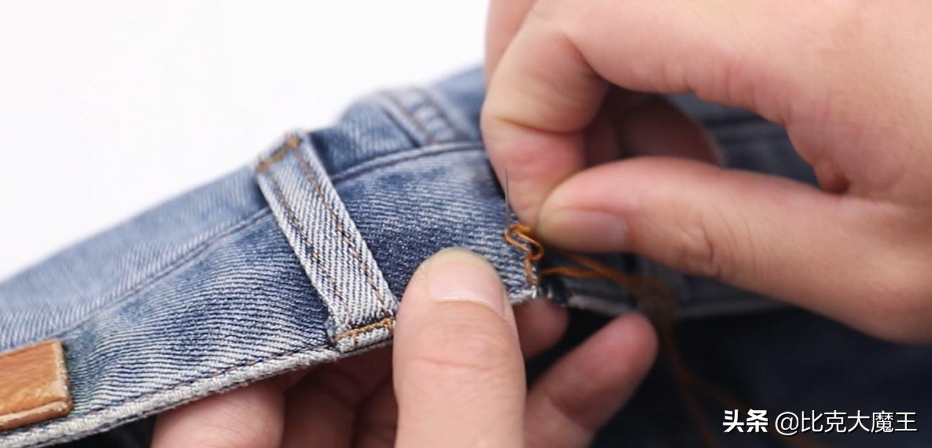 牛仔裤裤腰太大怎么剪掉小妙招,牛仔裤腰太小怎么换裤腰
