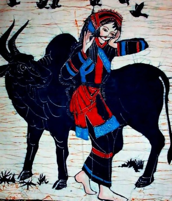 贵州扎染艺术简介,苗族蜡染艺术作品欣赏