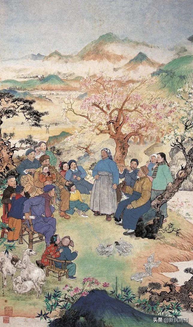 有关百年党史的画作,历代名家画家作品欣赏