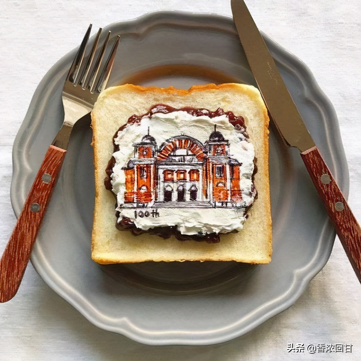 餐桌上的风景！日本美食家森映子的多士艺术很可爱治愈