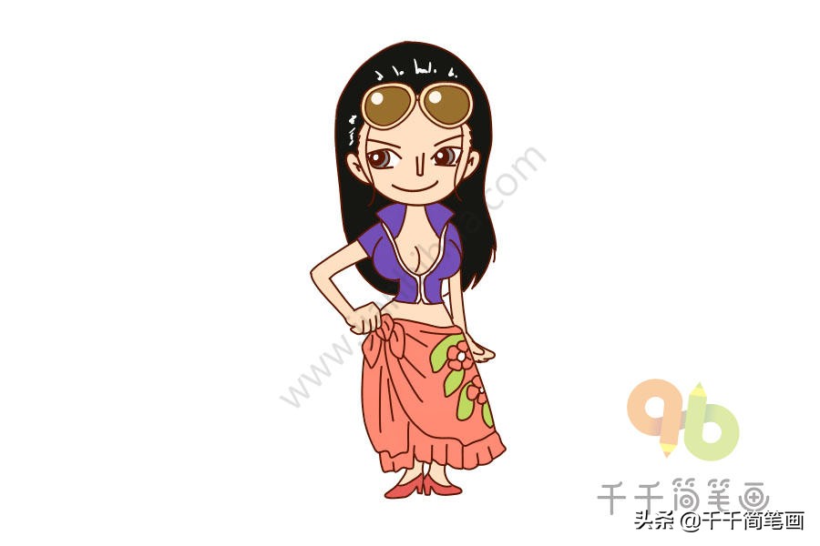 如何画海贼王全员图,手残党也可以学会的画人