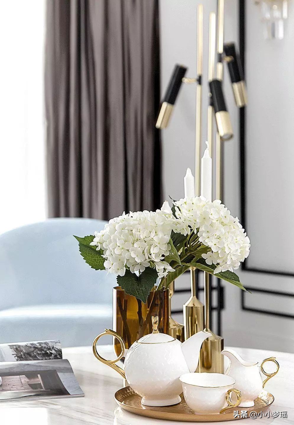 西宁万科城现代轻奢案例赏析,中城国际城二期装修样板