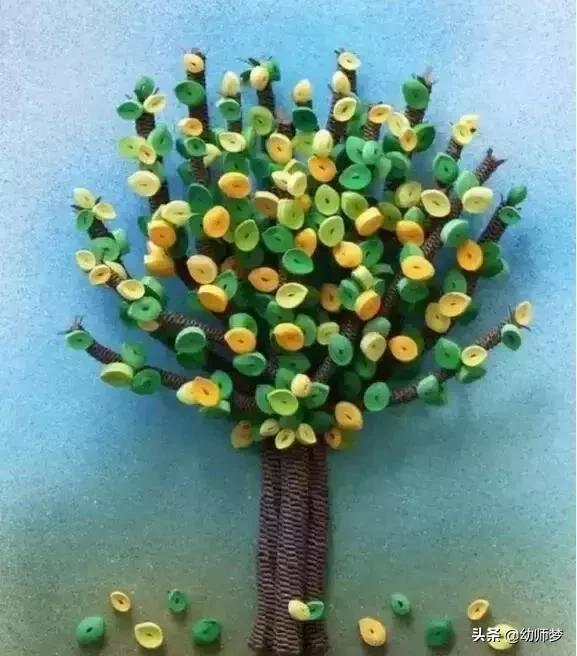 幼儿园用的手工卡纸需要多大的,幼儿园手工卡纸布置图片大全