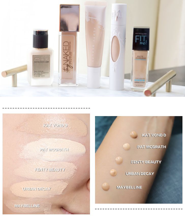 最近最火的粉底液,比较推荐的几款粉底液