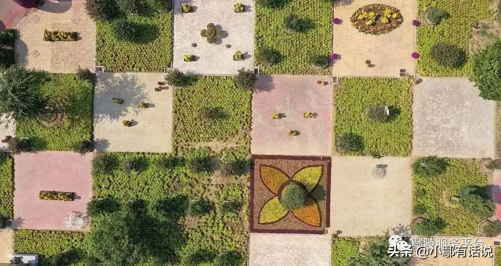 鄢陵花博园导览图,航拍鄢陵县唐韵樱花园