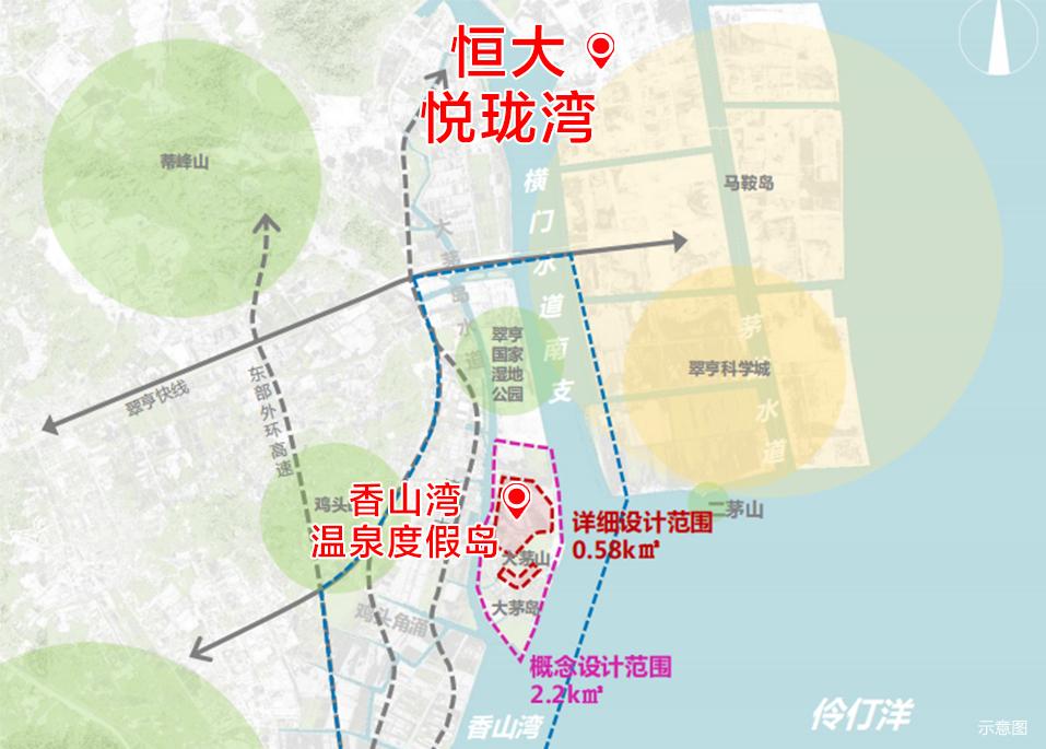 深中通道旁边的楼盘优惠,深中通道有观光区