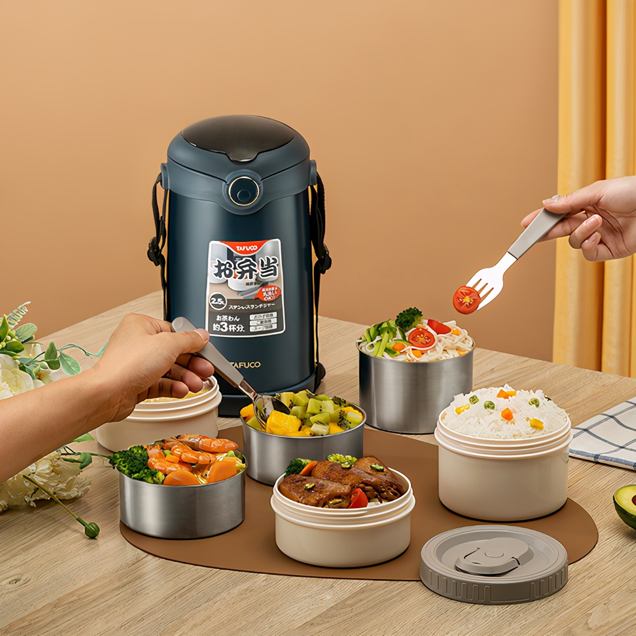 保温饭盒上班族国货,保温饭盒泰福高