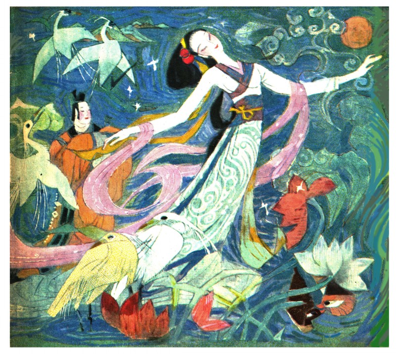 中国短篇连环画百部选欣赏（65）《西施的故事》黄培中绘画