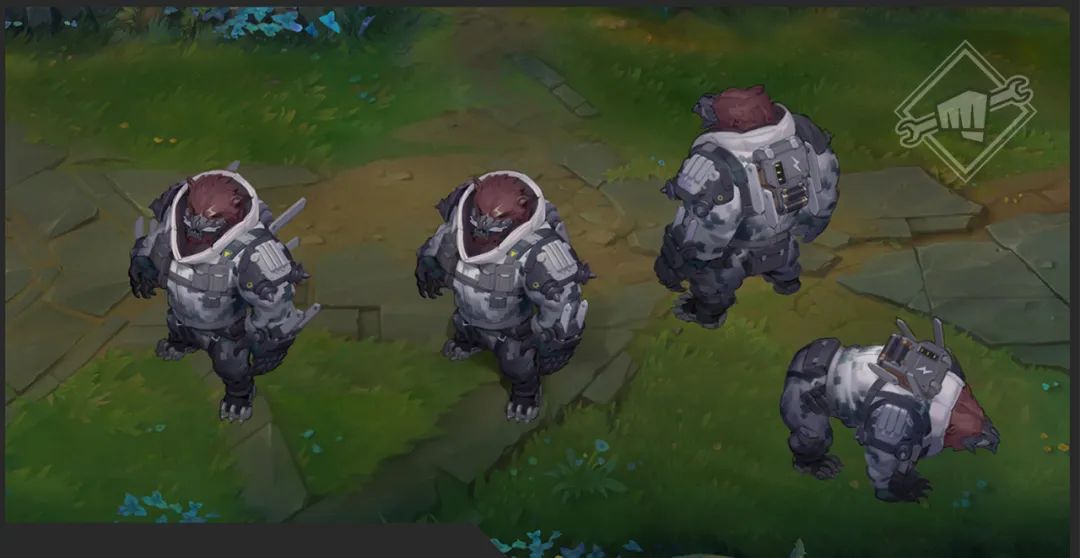 狗熊重做皮肤展示,狗熊重做皮肤