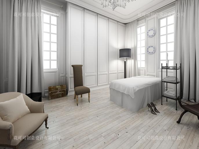 80平方美容院省钱简约设计效果,美容院室内设计装修简单省钱漂亮