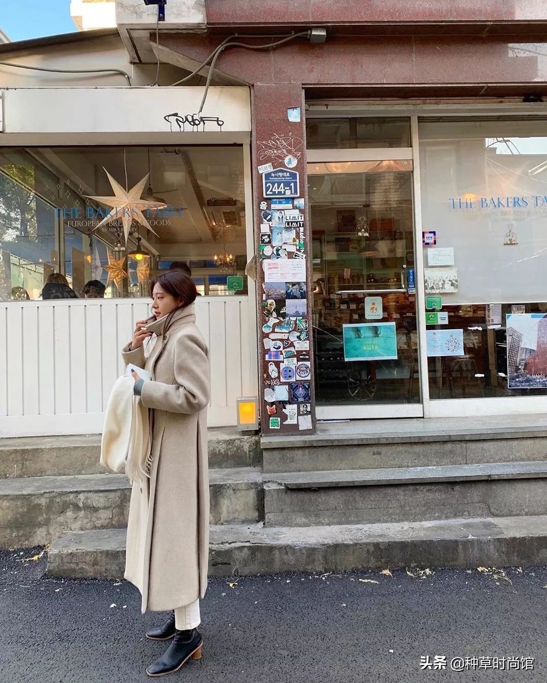 夹克直筒裤,夹克直筒裤穿搭