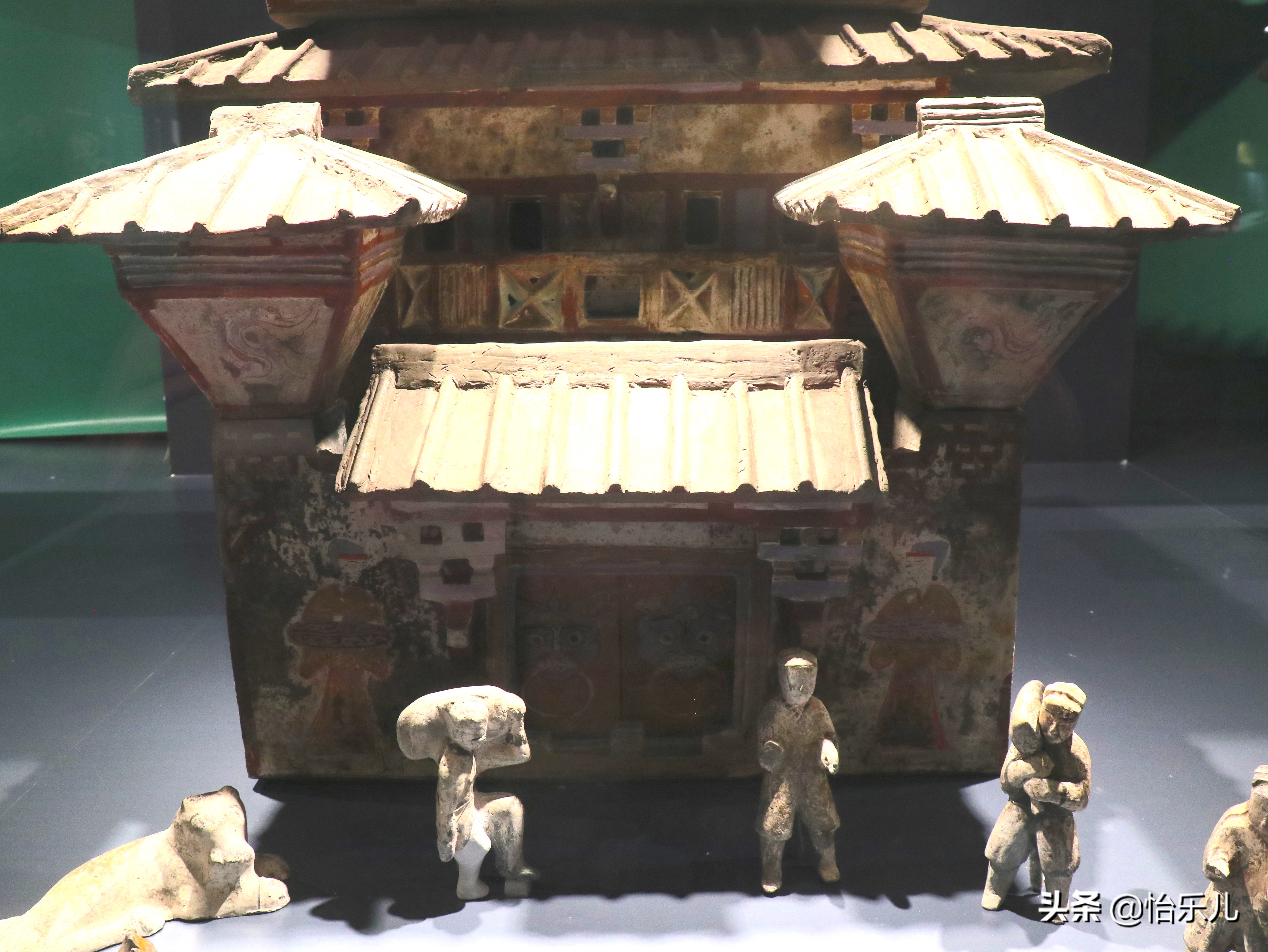 汉代风格房子,汉代二层别墅的建筑外观