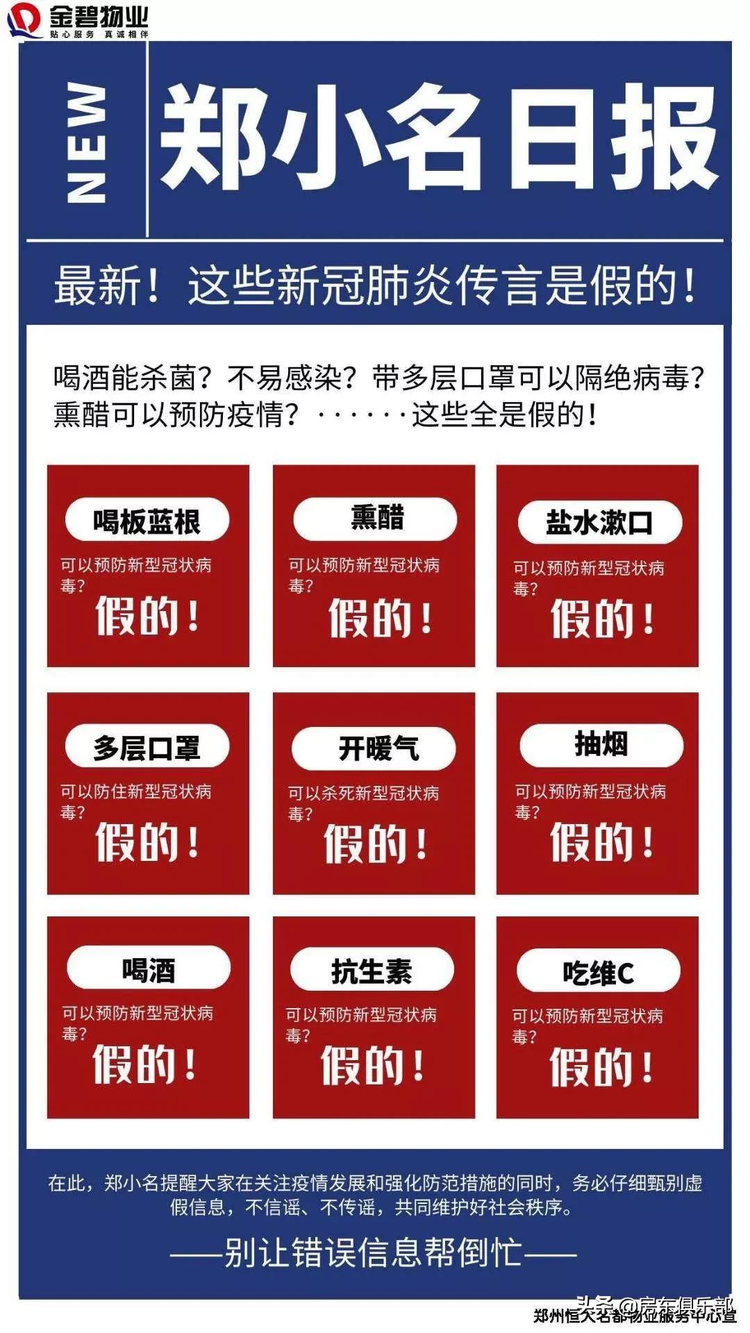 服不服？看郑州最牛的14家物业，如何防疫抗肺炎