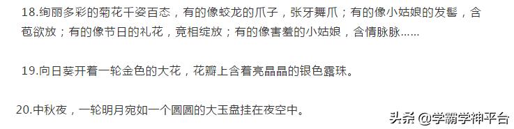 小学语文比喻句拟人句排比句,小学语文比喻句拟人句排比句句意