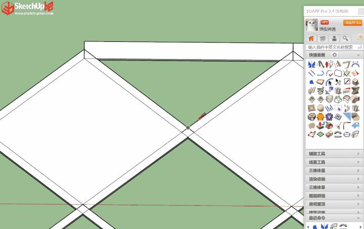 10分钟sketchup建模教程,sketchup建模思路