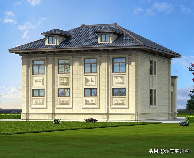 13米x10米农村自建房二层别墅内部,占地80平米2层小别墅设计图预算