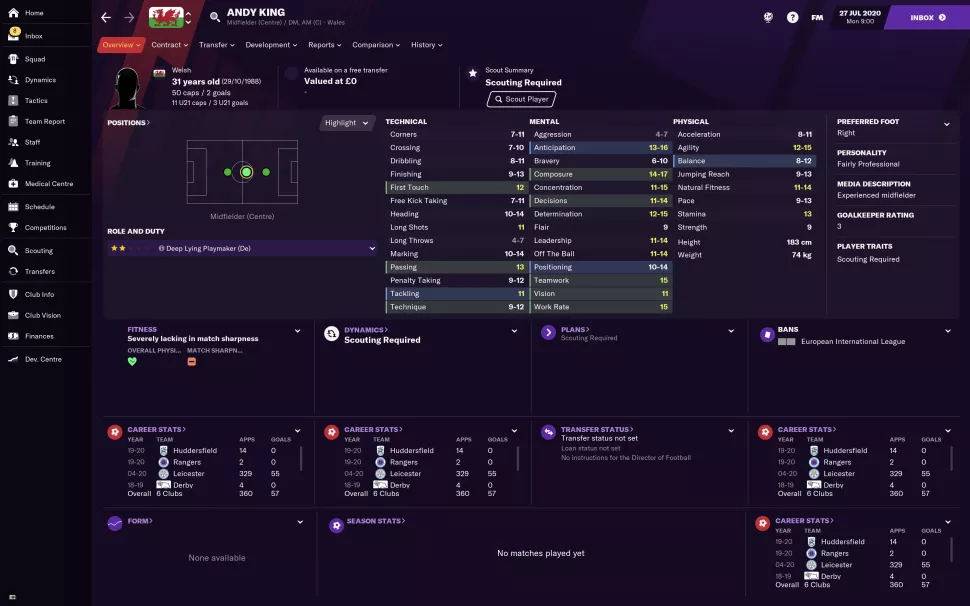 fm2021边锋和内锋哪个好,fm2021潜力球员排名