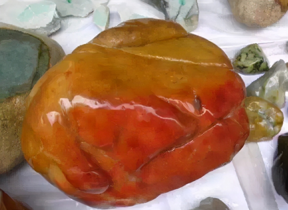 翡翠为什么要用火烤,烧红翡翡翠原石