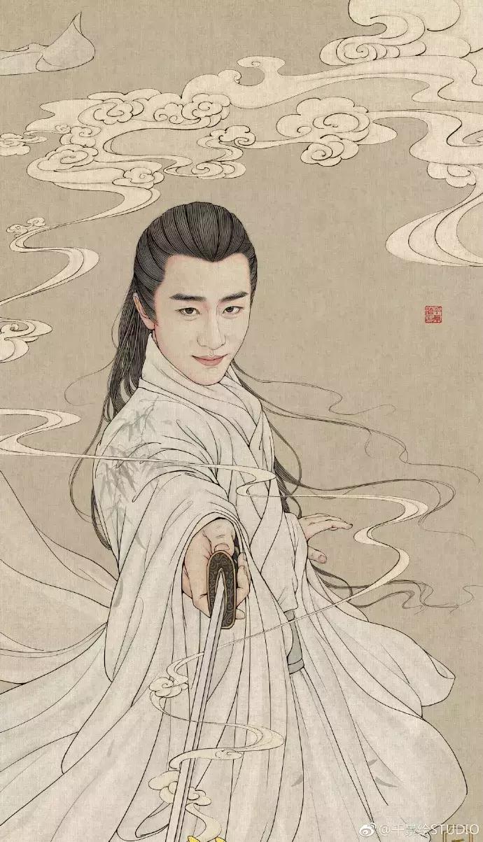 100张绝美古风女手绘简单铅笔,古风6-12岁手绘漫画人物超简单