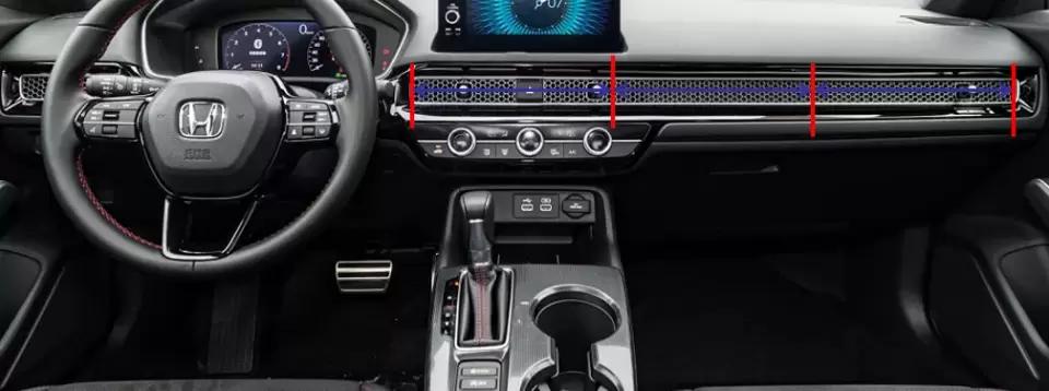 11代思域内饰改装高级感,思域内饰用料测评