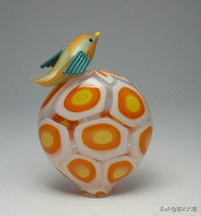 可爱的玻璃动物,艺术玻璃雕塑