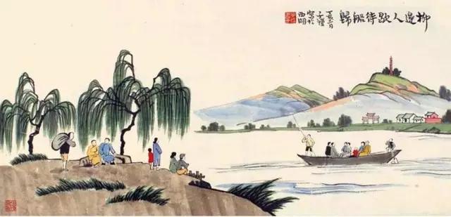 丰子恺画唐诗宋词,丰子恺的画醉了整个春天