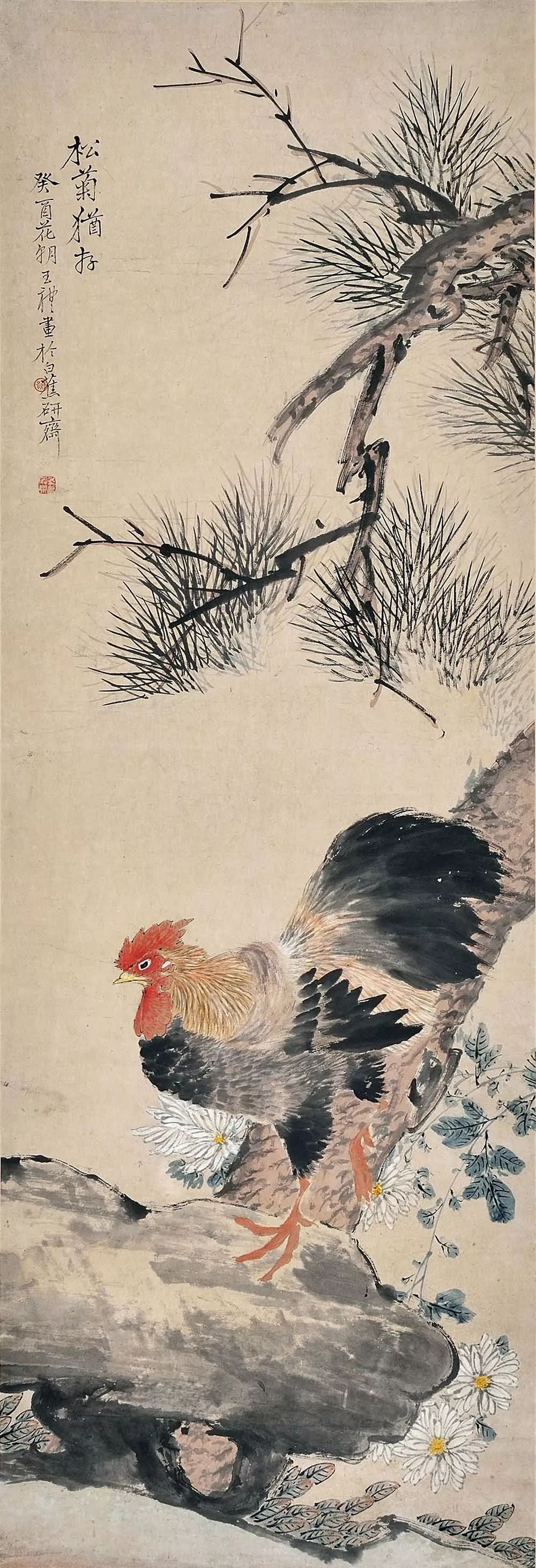 潘天寿花鸟画欣赏 (潘天寿写意人物画欣赏)