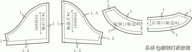 宽松女衬衫制版教程,褶裥衬衫制版