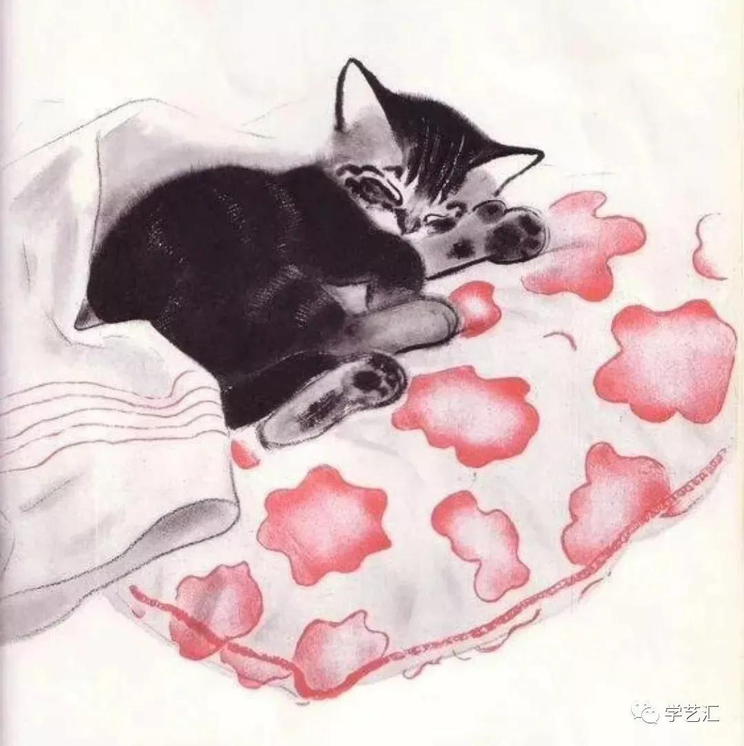 绘画水墨作品大全,水墨画儿童绘画技法新教程