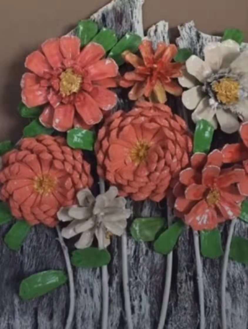 永不凋谢的松果花,永远不会凋谢的花朵