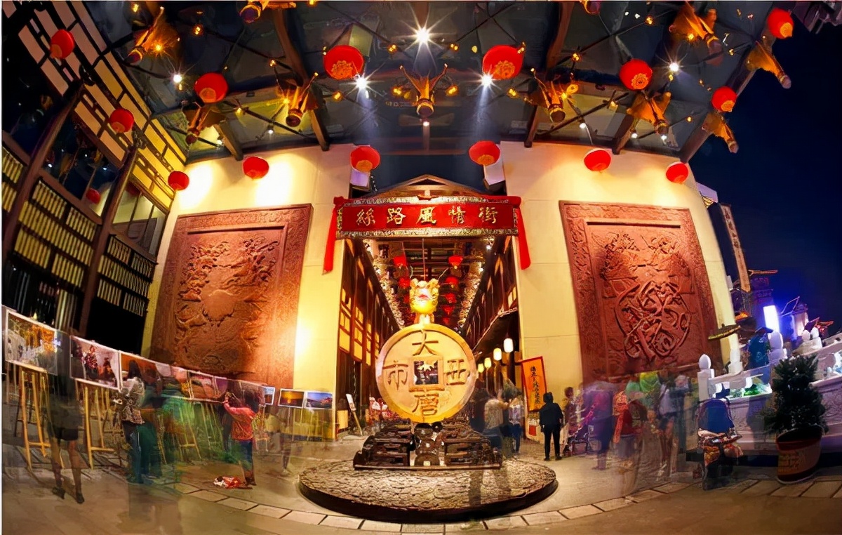 西安最新的街区,西安的国潮风格街区