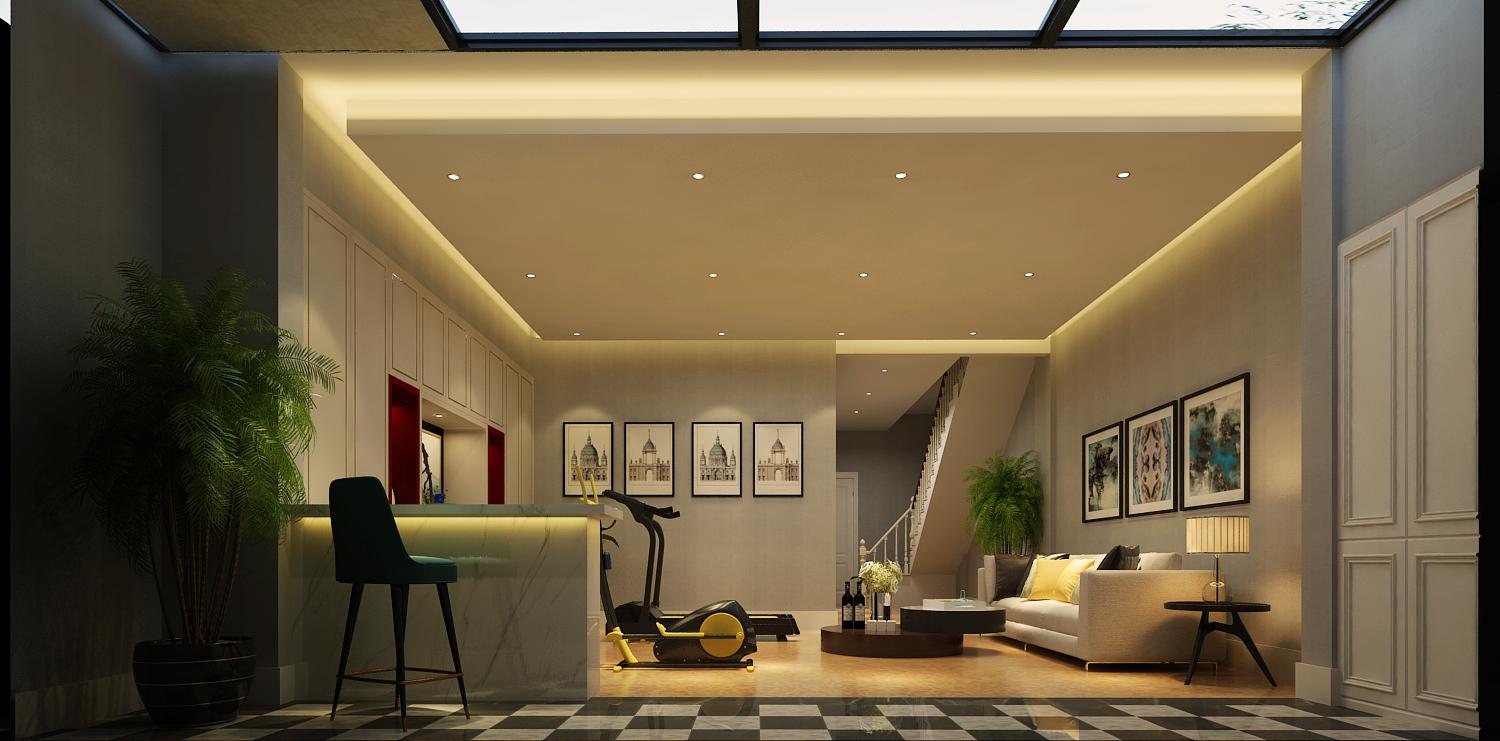 自带家庭影院的欧式别墅，400㎡尽显奢华大气，开启你的浪漫生活