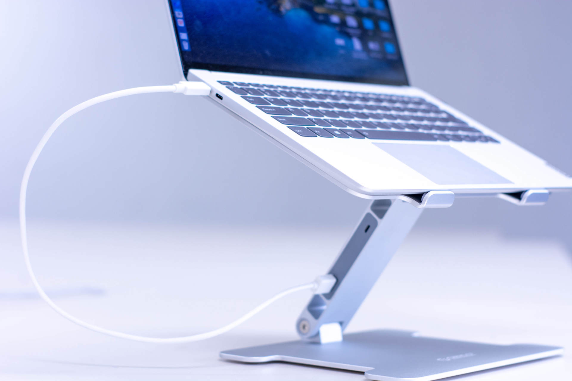 无级调节笔记本支架,笔记本高度调节支架测评