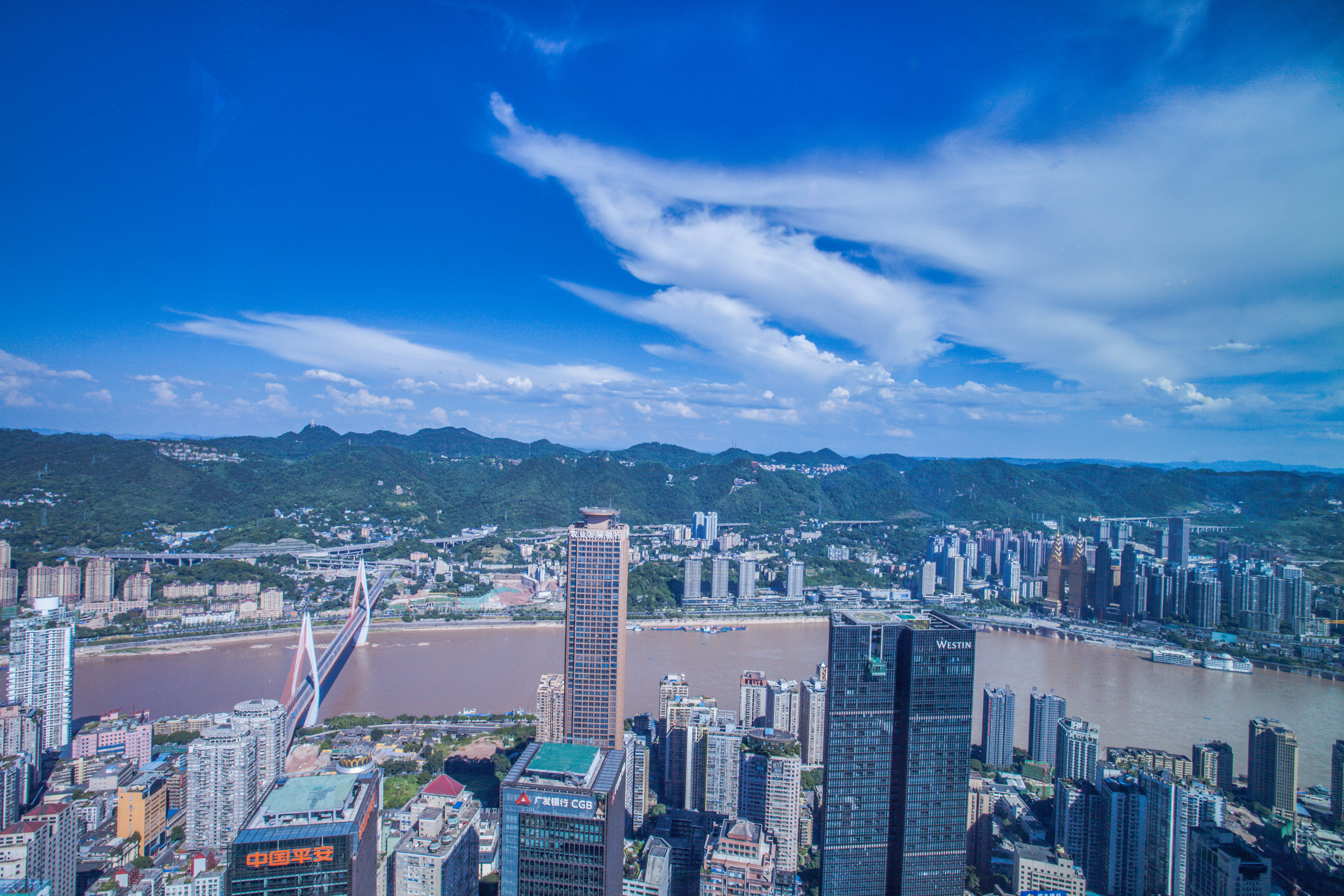 重庆白天风景,重庆曼哈顿震撼天际线