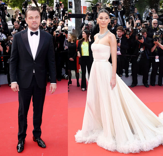 小李子皮特走红毯,小李子皮特戛纳同框