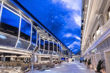 地中海荣耀号邮轮上海往返,地中海荣耀号中国首航