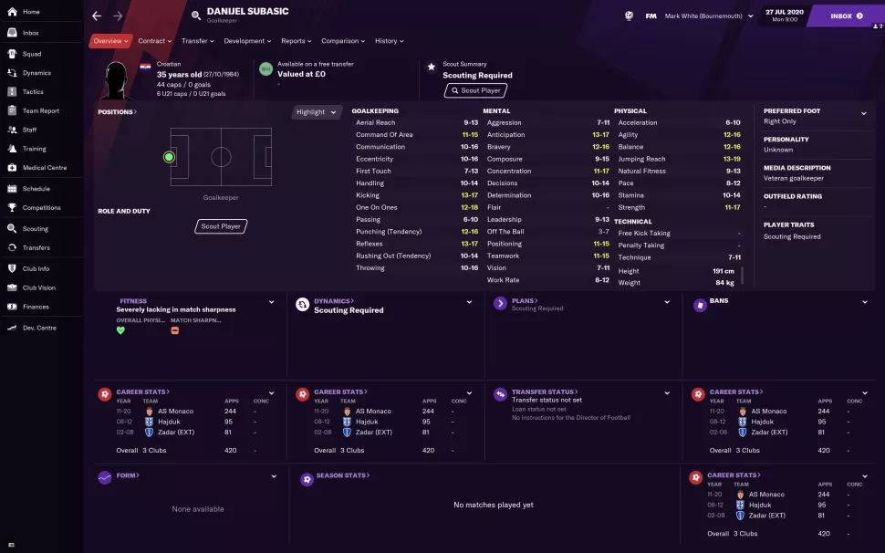 fm2021开档必签球员推荐,fm2021开档必签年轻妖人