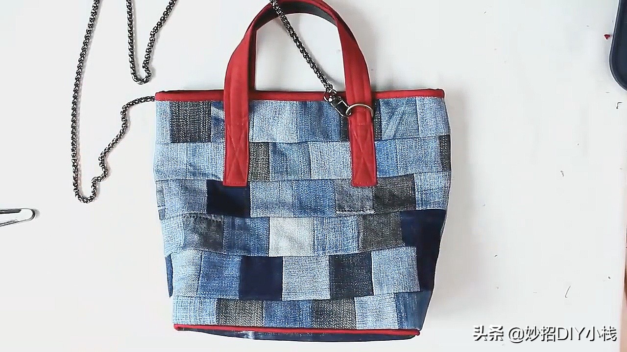 旧牛仔裤改造购物包大全,旧牛仔裤改造装被子的包