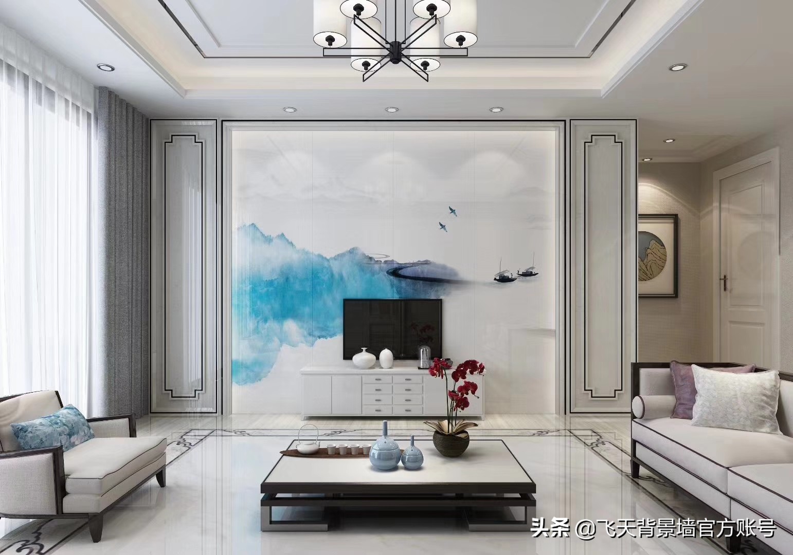 客厅背景墙怎么做才大气,客厅最上档次的背景墙