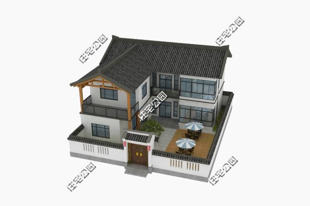 农村中式古风自建房四合院,传承千年中式四合院装修指南