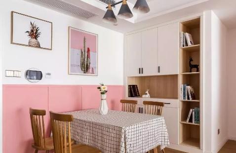 青春少艾甜而不腻的家!力高110㎡北欧风