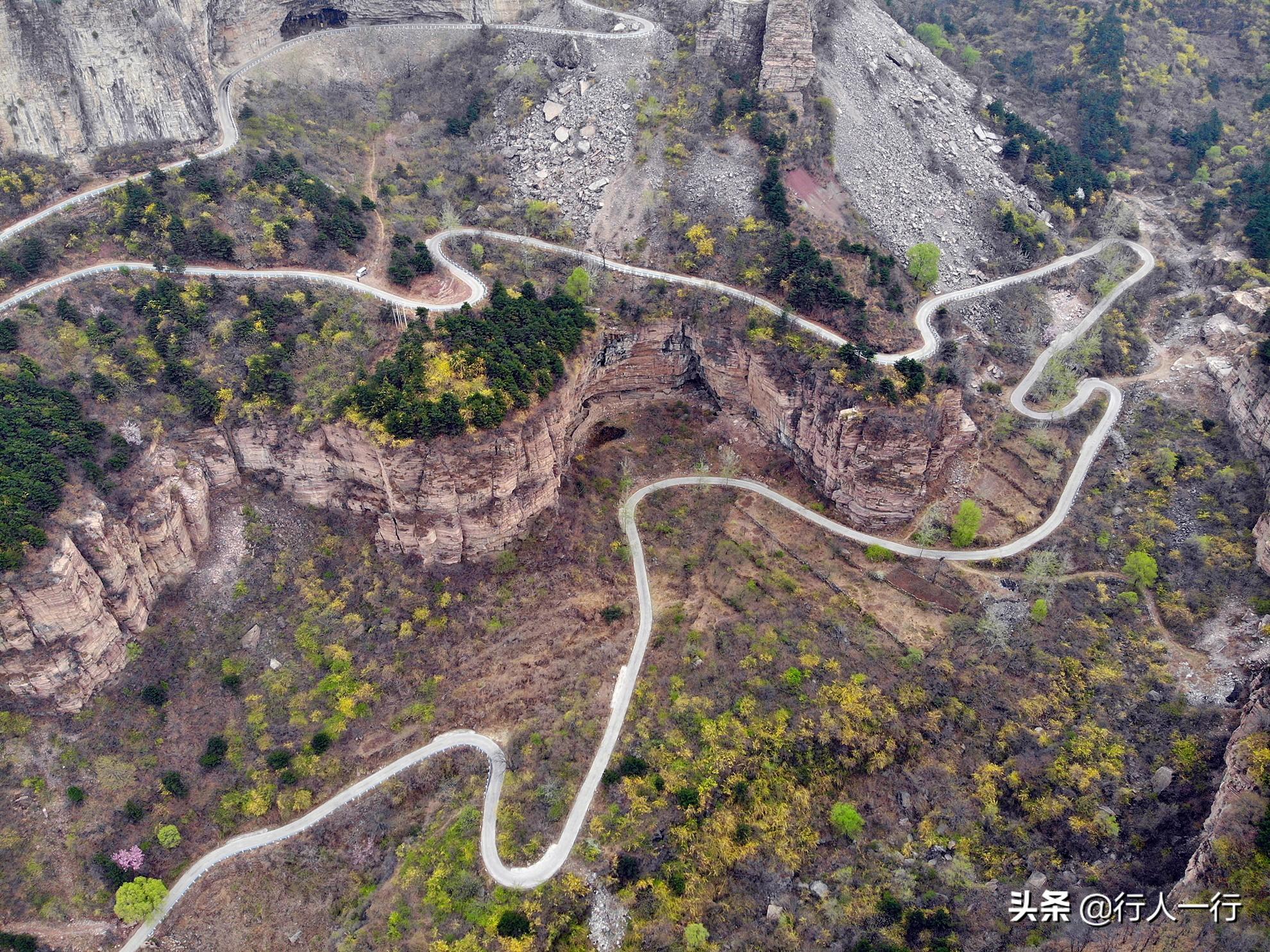河南太行山悬崖古村,林州太行绝美古村落