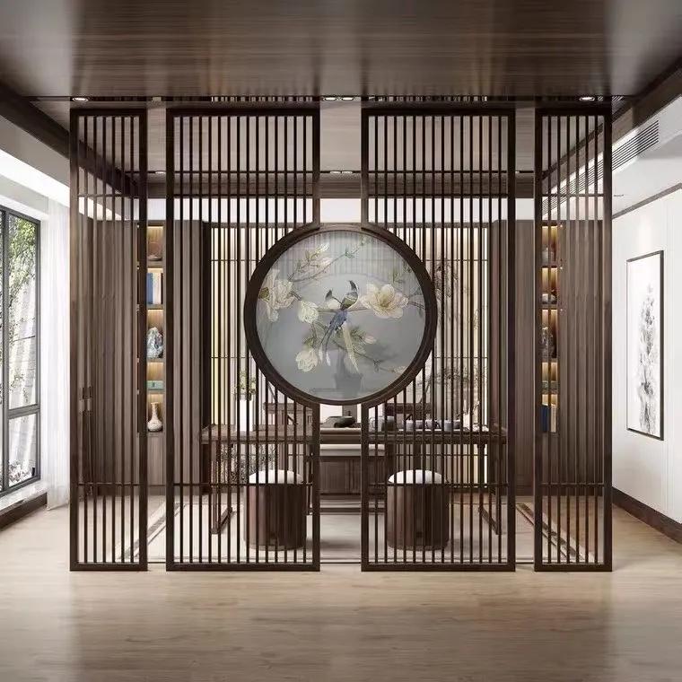 不锈钢屏风制作,不锈钢屏风隔断现代轻奢