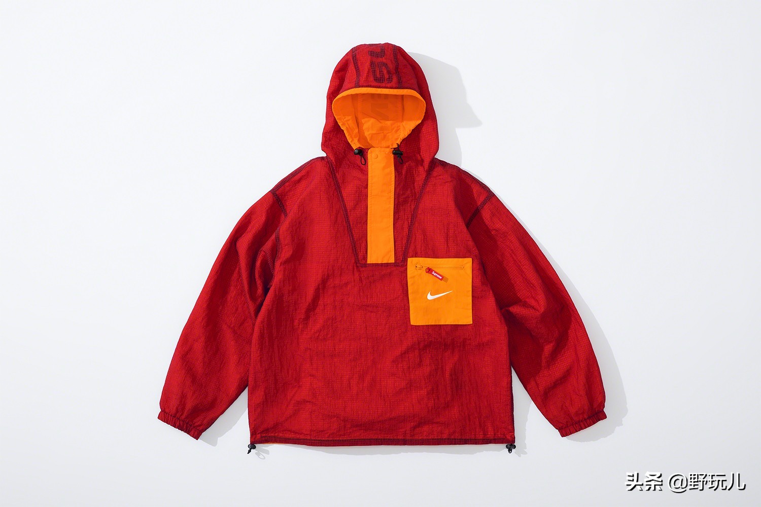 耐克supreme联名两面穿,nikexsupreme双面夹克