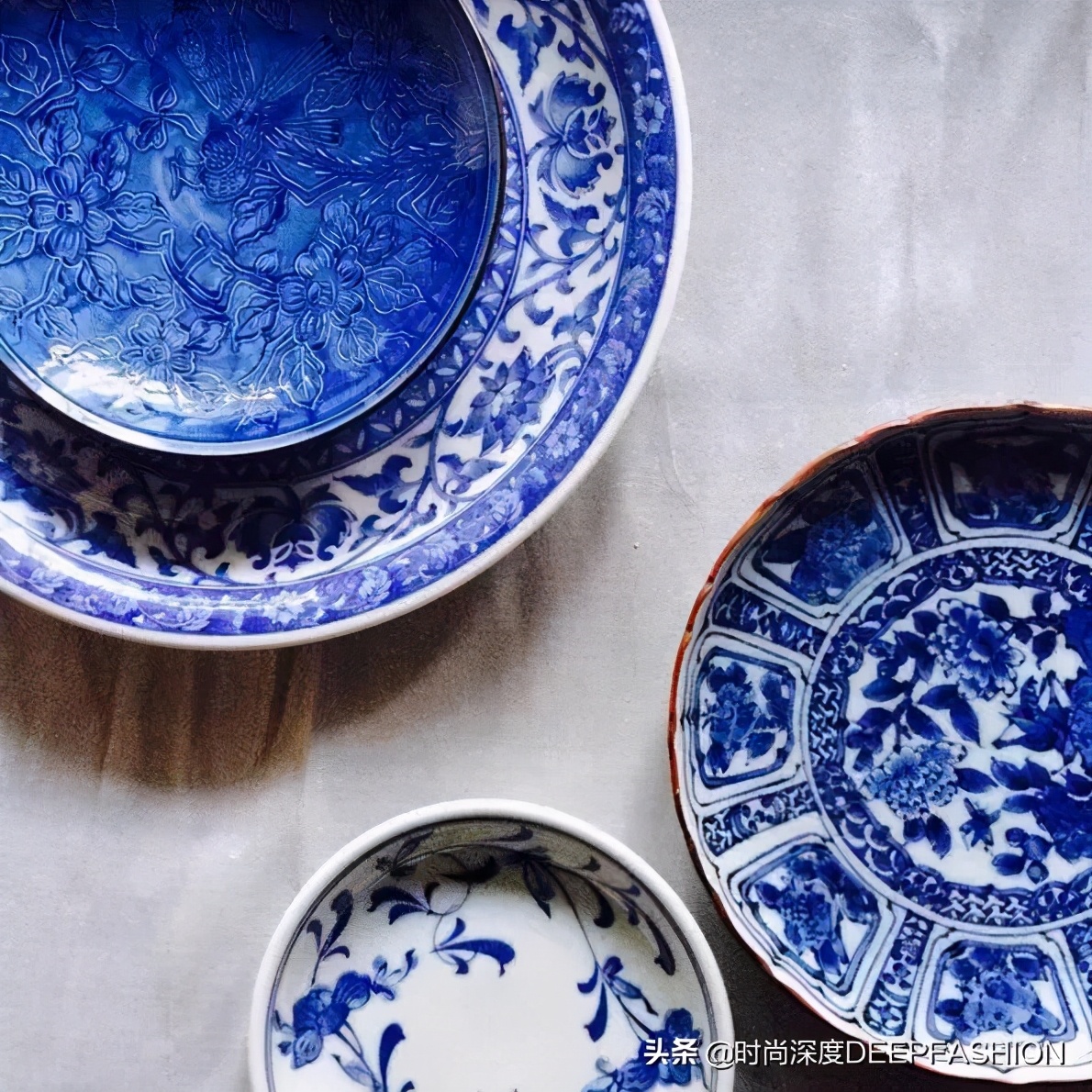 中国传统纹样“之”青花纹样